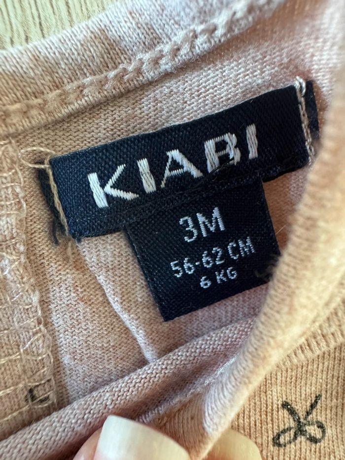 T shirt rose ML Kiabi 3 mois TBE - photo numéro 3