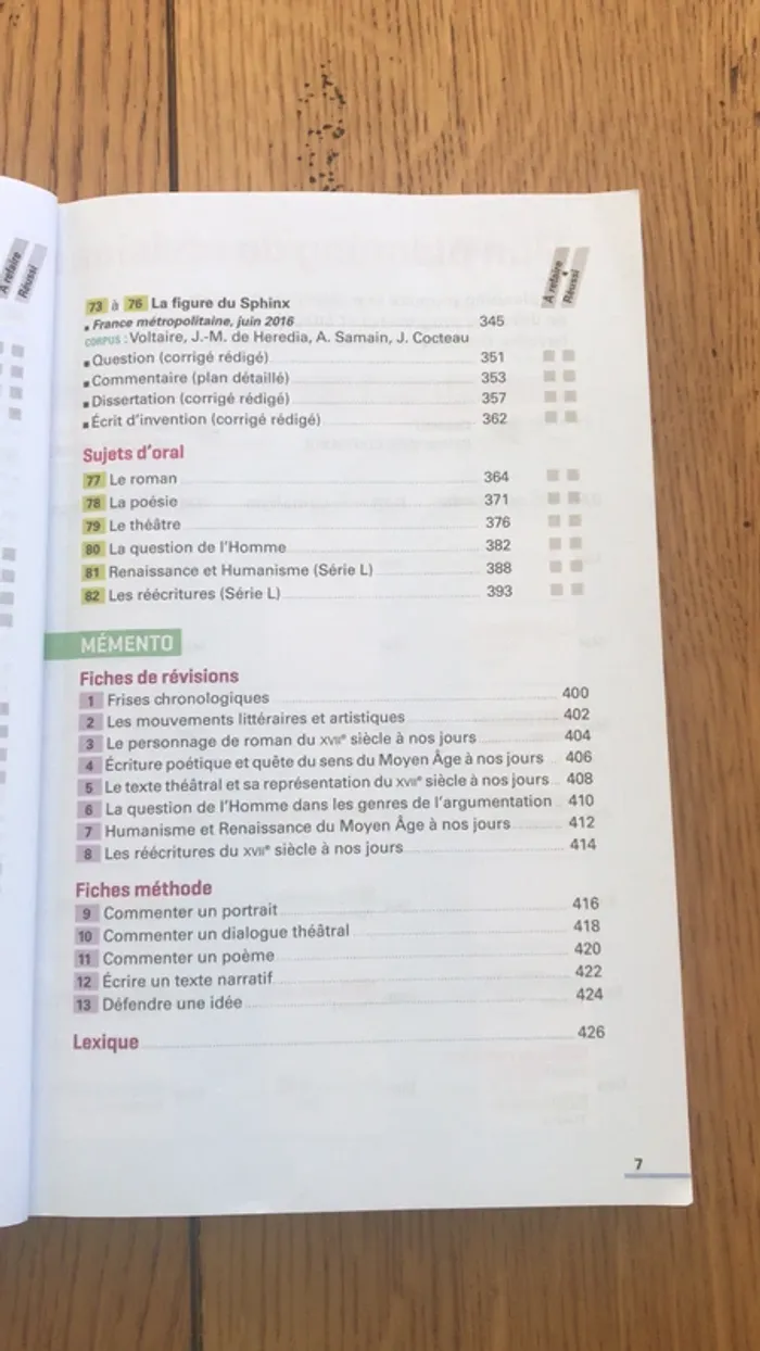 annales Français de 1ère - photo numéro 7