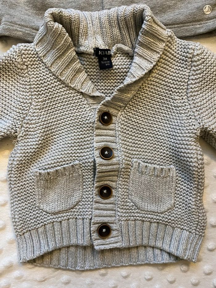 Lot vestes  3 mois petit bateau - photo numéro 2