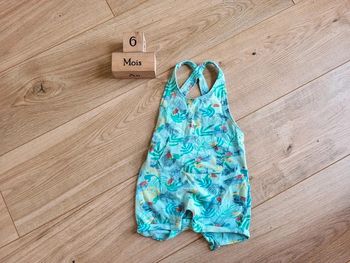 Combishort été bébé fille petits prix coton