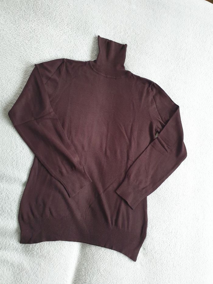Pull femme col roulé L