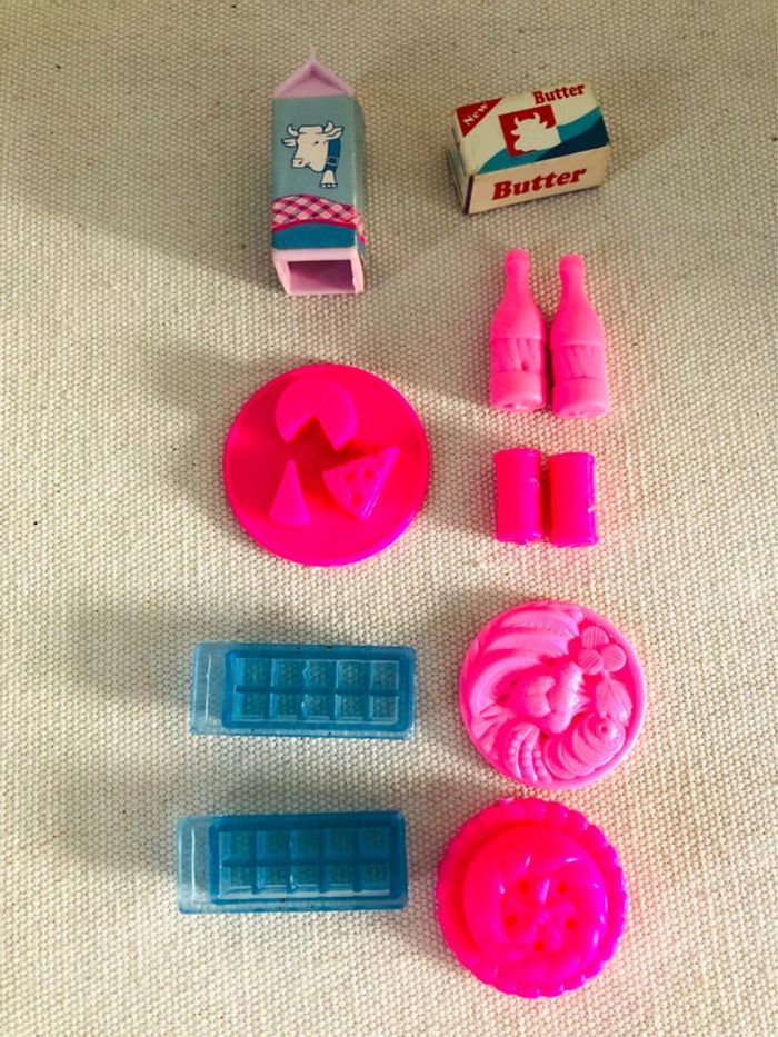 Lot 11 accessoires barbie cuisine mattel - photo numéro 2