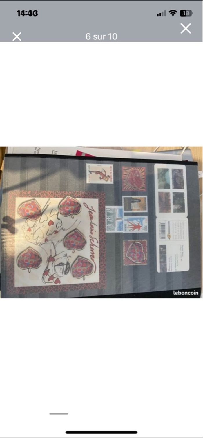 Albums de timbres avec timbres - photo numéro 5