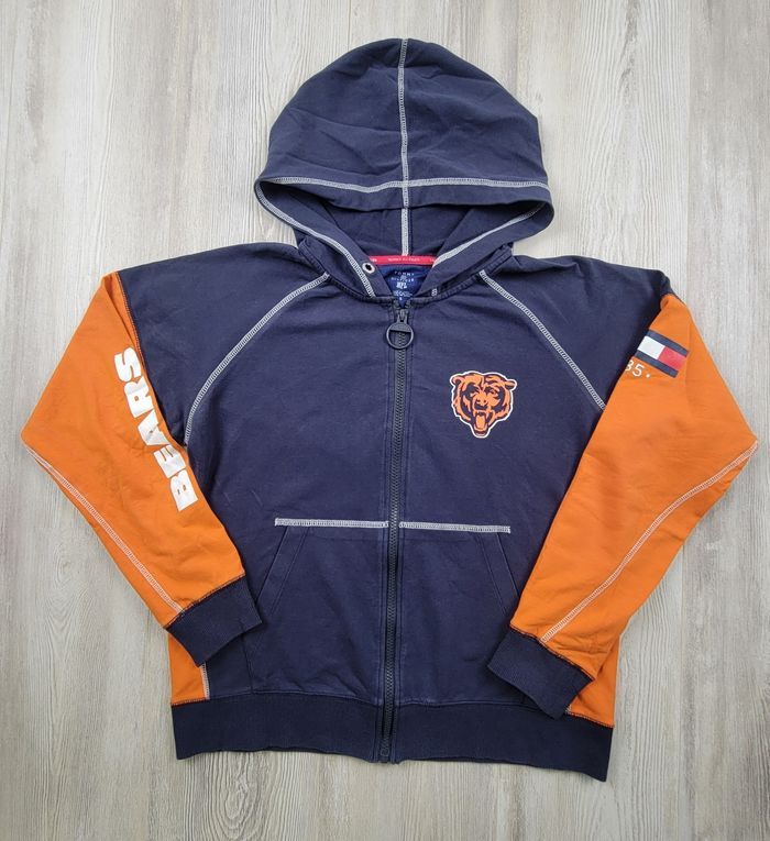 Sweat à capuche Tommy Hilfiger x NFL Chicago Bears – Taille S – Full zip - photo numéro 3