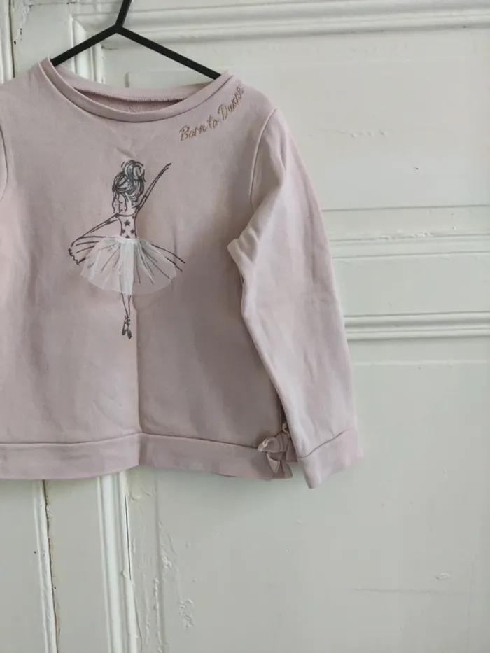 Sweat rose vertbaudet 5 ans - photo numéro 3