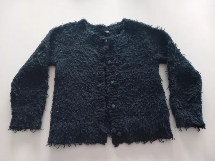 Gilet "poilu" noir
