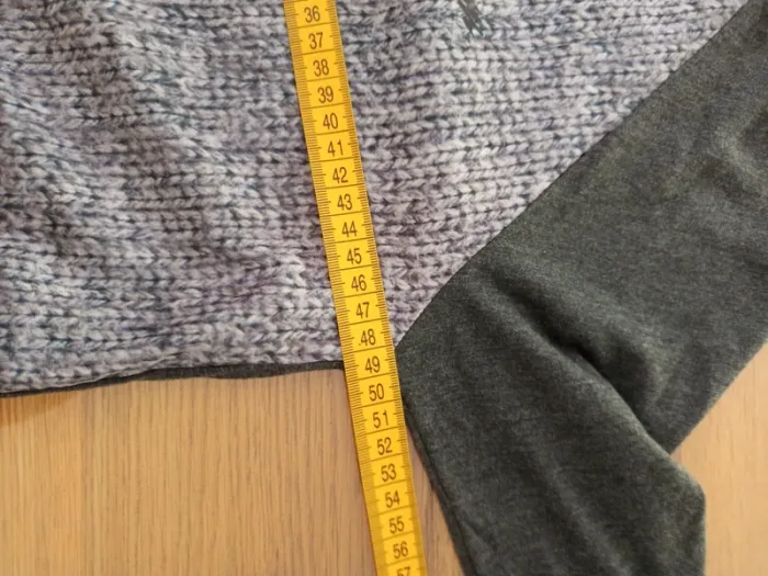 Tshirt manche 3/4 écriture gris - photo numéro 7
