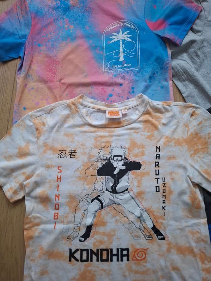 Lot 5 tshirts Naruto et cie - photo numéro 2
