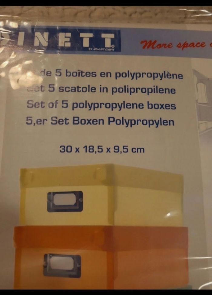 Lot de 5 boîtes neuf - photo numéro 3