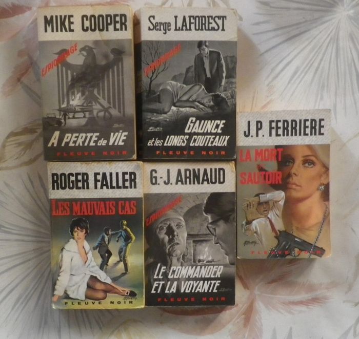 5 Fleuve Noir Séries Espionnage et Police