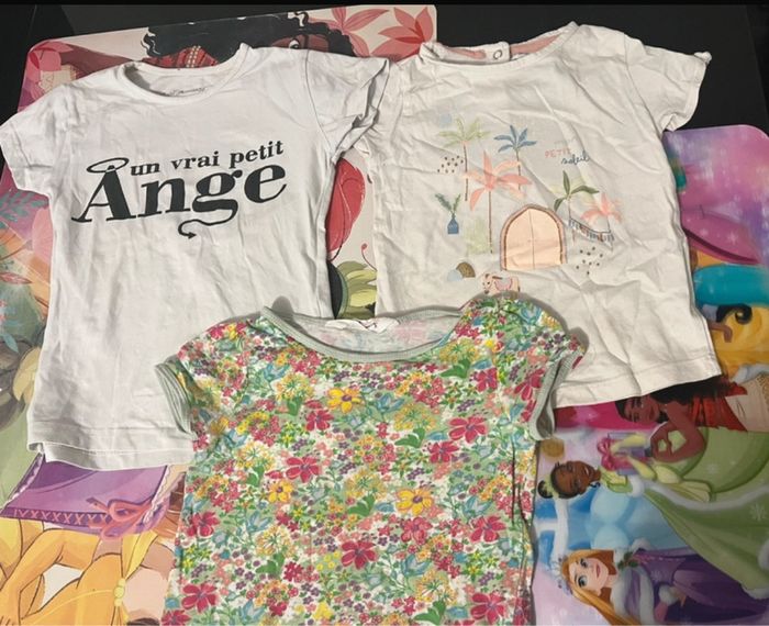 Lot de 7 vêtements + chausson fille, 2 ans - photo numéro 6