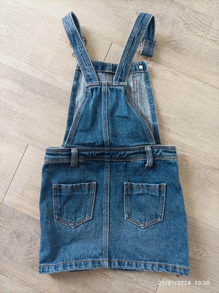 Robe salopette en jeans 6 ans - photo numéro 2