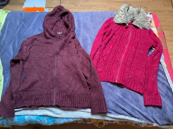 2 gilets hiver fille 14 ans