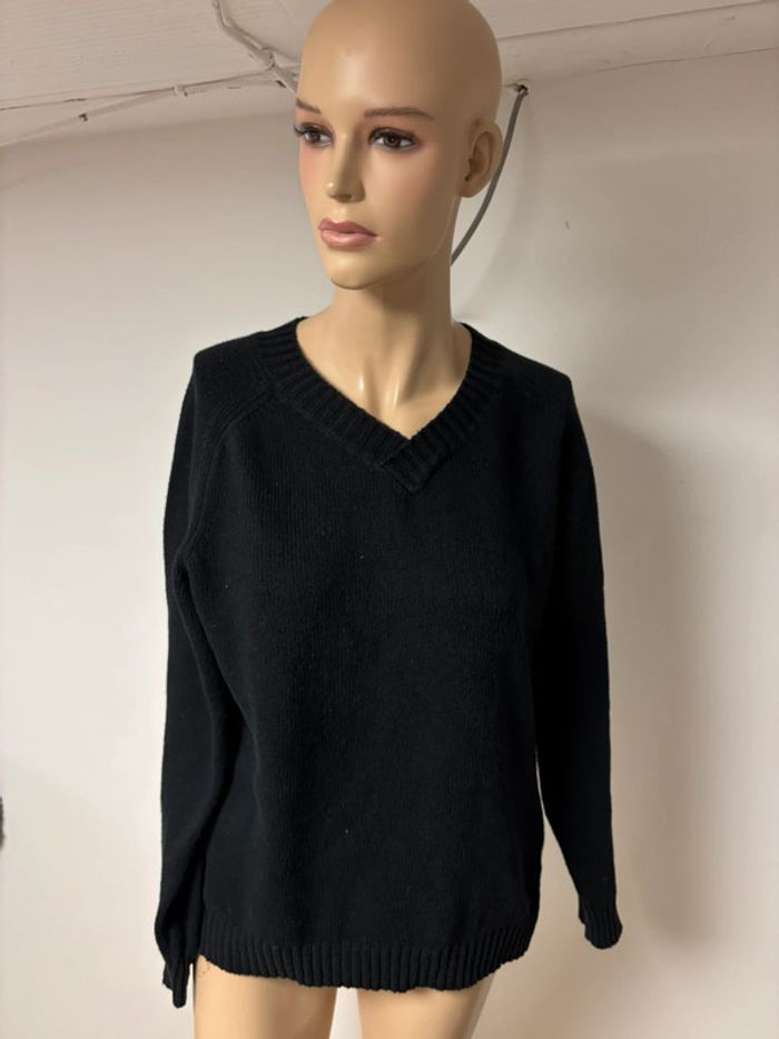 Pull Femme Dolce & Gabbana - Col V - Noir - Coton - Taille L
