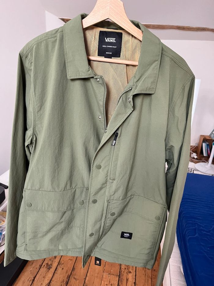 Veste Manteau Vans WW Drill Chore - Kaki Neuf - photo numéro 6
