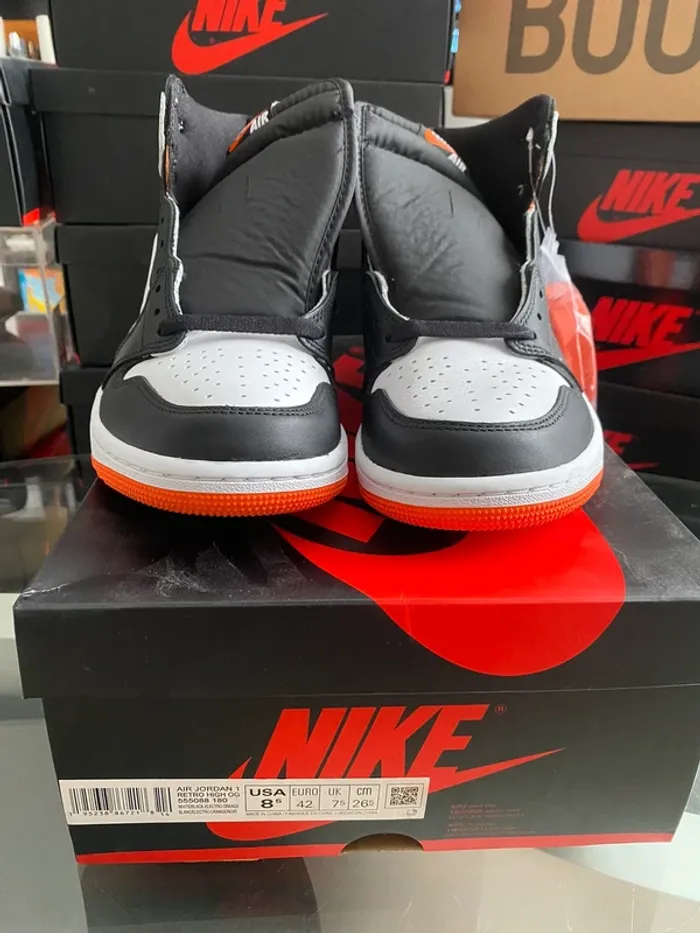 Jordan 1 high retro orange vif - photo numéro 14
