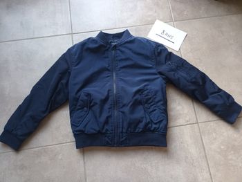 Manteau bleu marine 8 ans Kiabi