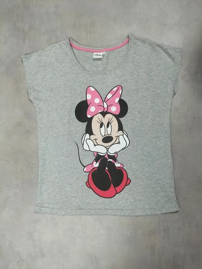 T-shirt Disney – Minnie Mouse gris – Taille M - photo numéro 2