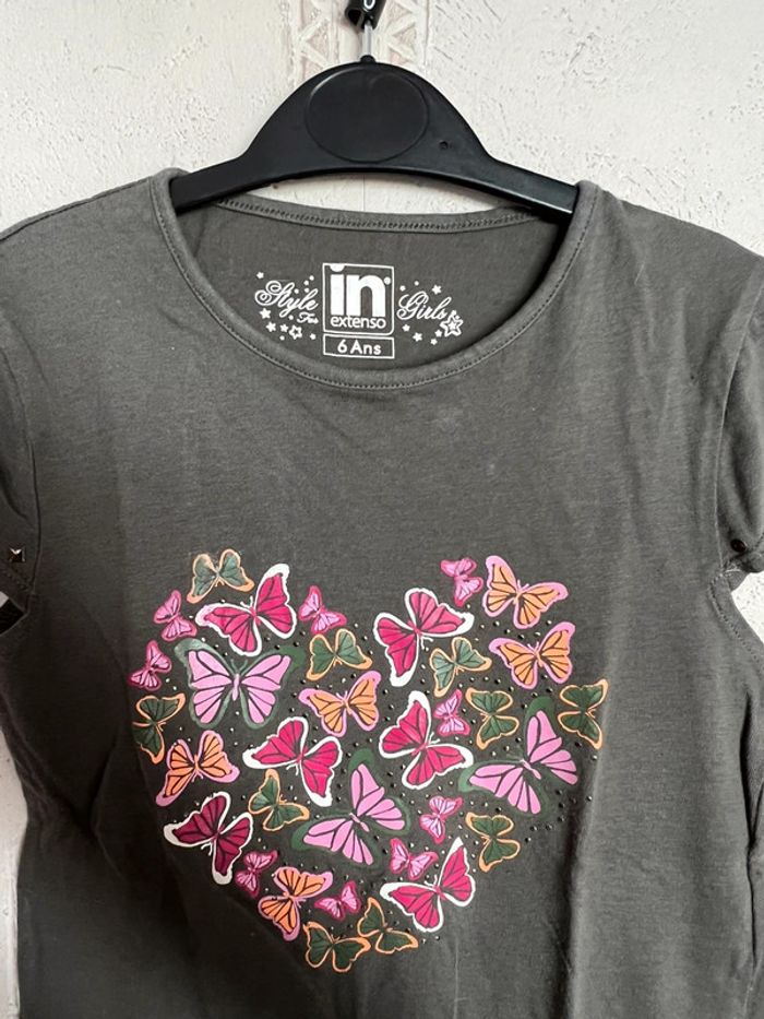 Tee-shirt gris de chez In Extenso - photo numéro 3