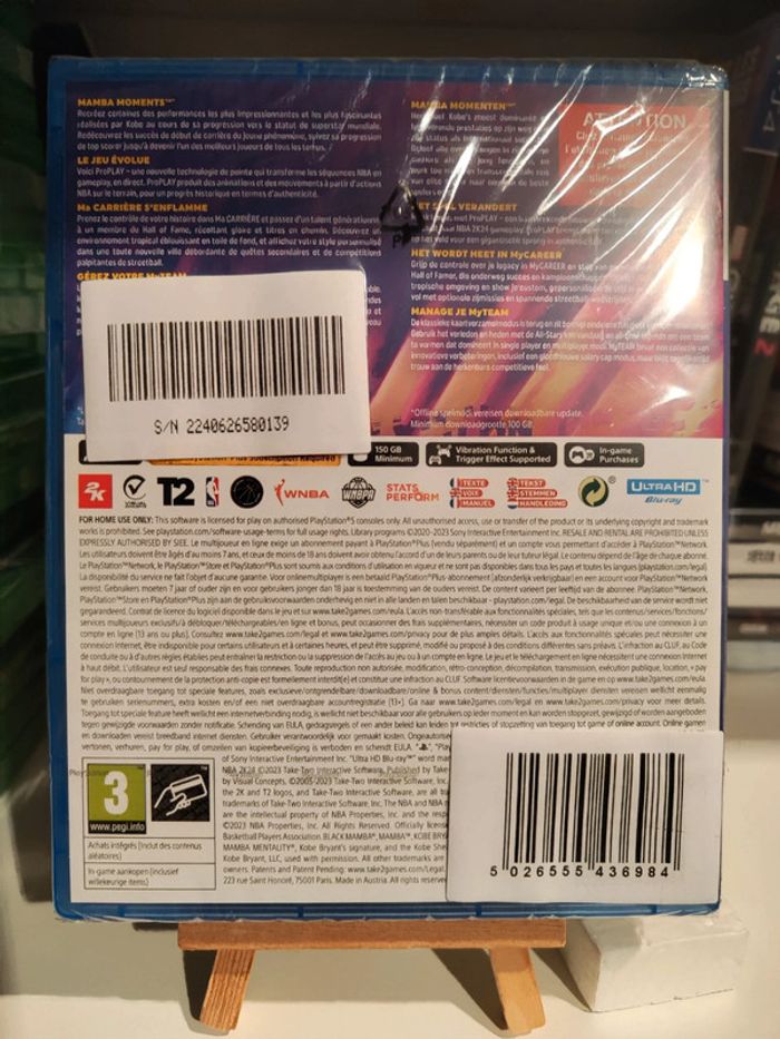 NBA 2k24 PS5 neuf sous blister - photo numéro 2