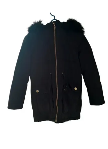 veste d'hiver 8 ans fille noire