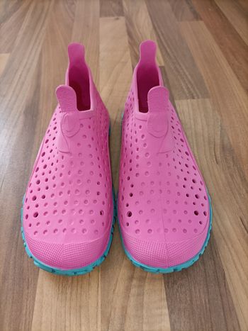 Chaussures aquatiques 29-30 rose et bleu piscine Nabaiji