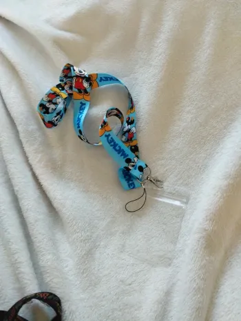 Lanière mickey bleu