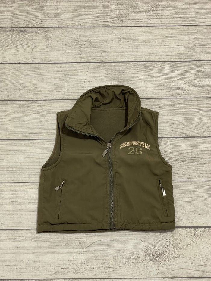 Veste sans manche - kaki - 2 ans