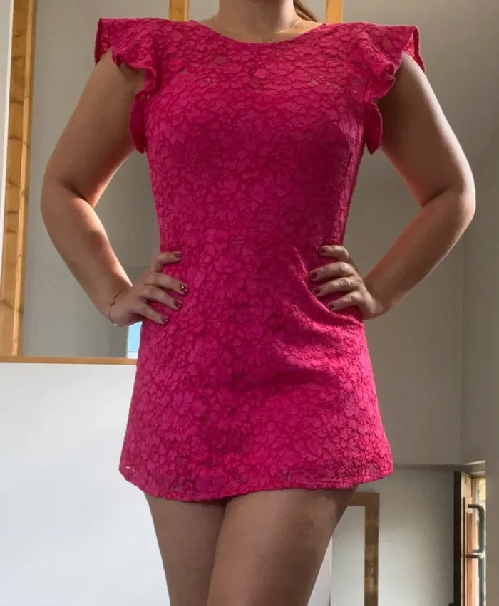Mini robe dentelle claudie pierlot