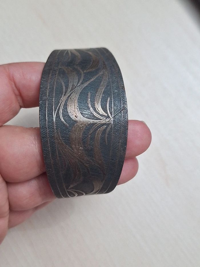 💎 Élégant bracelet en bois sculpté 💎 - photo numéro 3