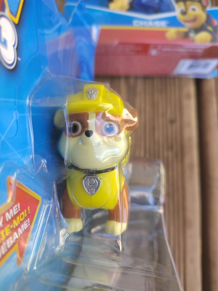 Lot 4 figurines Paw Patrol Pat’Patrouille – Marshall, Chase, Skye, Rubble – Neuf sous blister - photo numéro 8