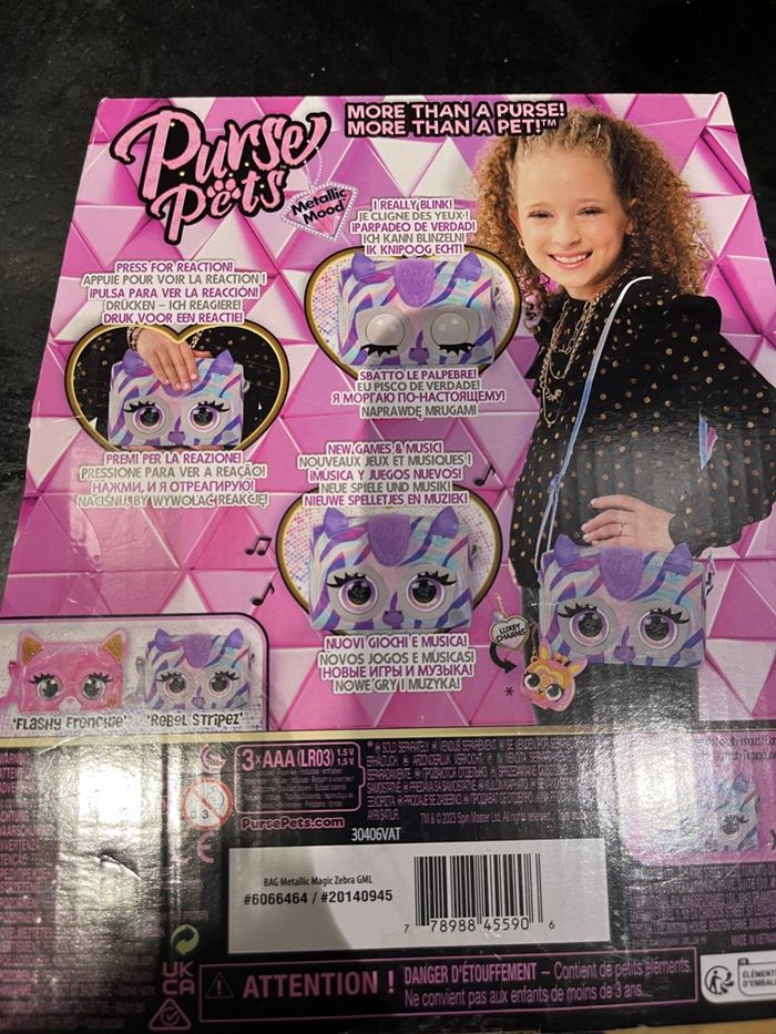 Sac Purse pet metallic neuf