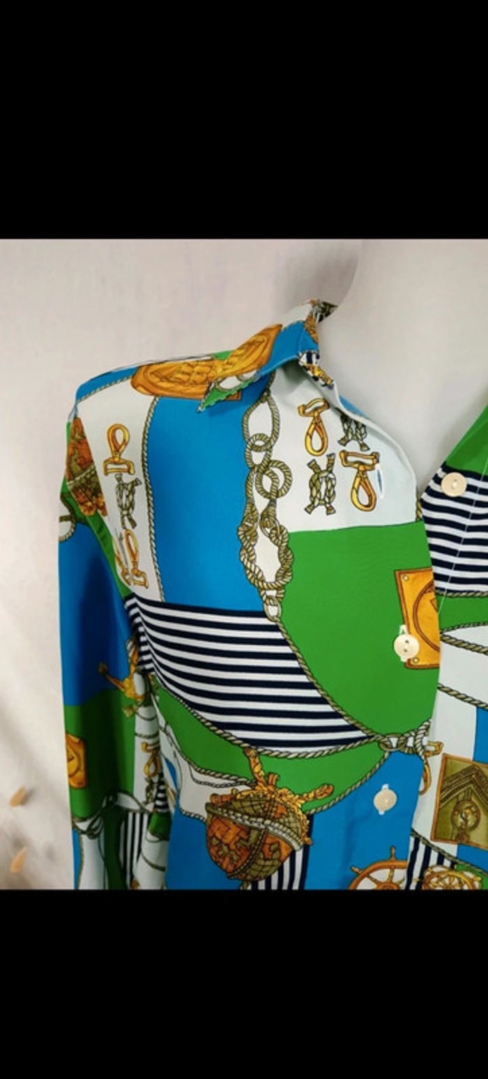 Burberrys | Chemise motif marin |   t. 38 - photo numéro 6