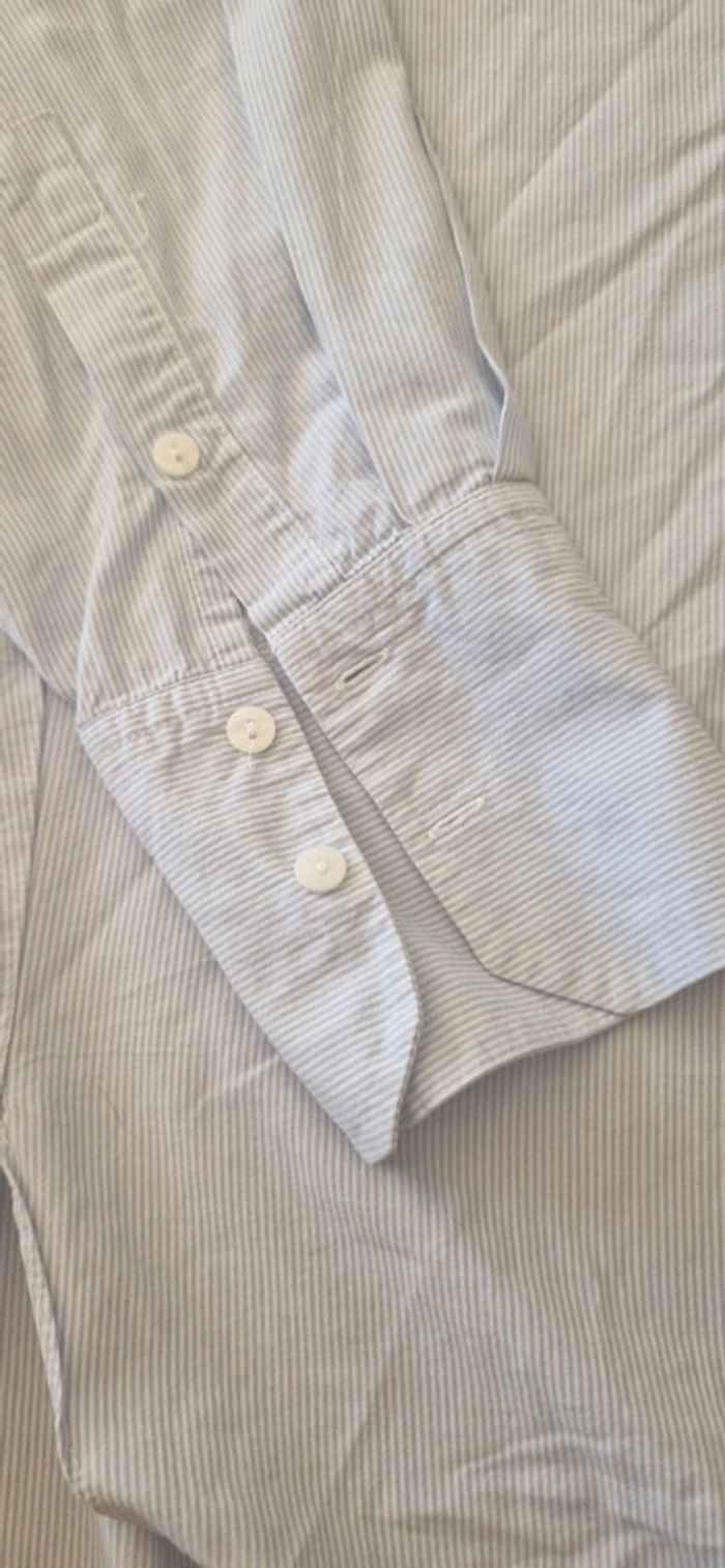 Chemise rayures bleu/blanc - photo numéro 3