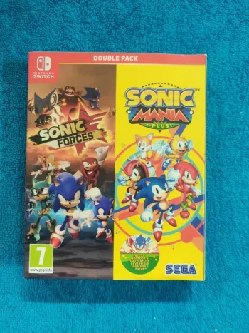 Switch Double pack sonic forces sonic mania plus
