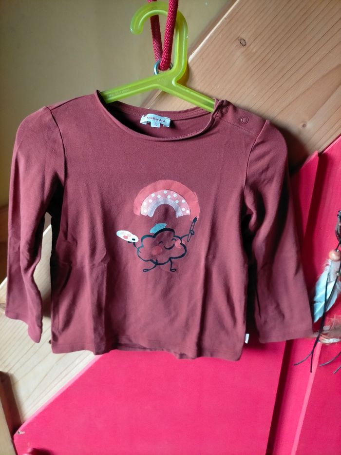 Ravissant tee shirt Catimini 3 ans