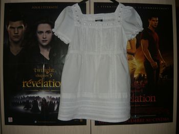 Blouse blanche H&M 140