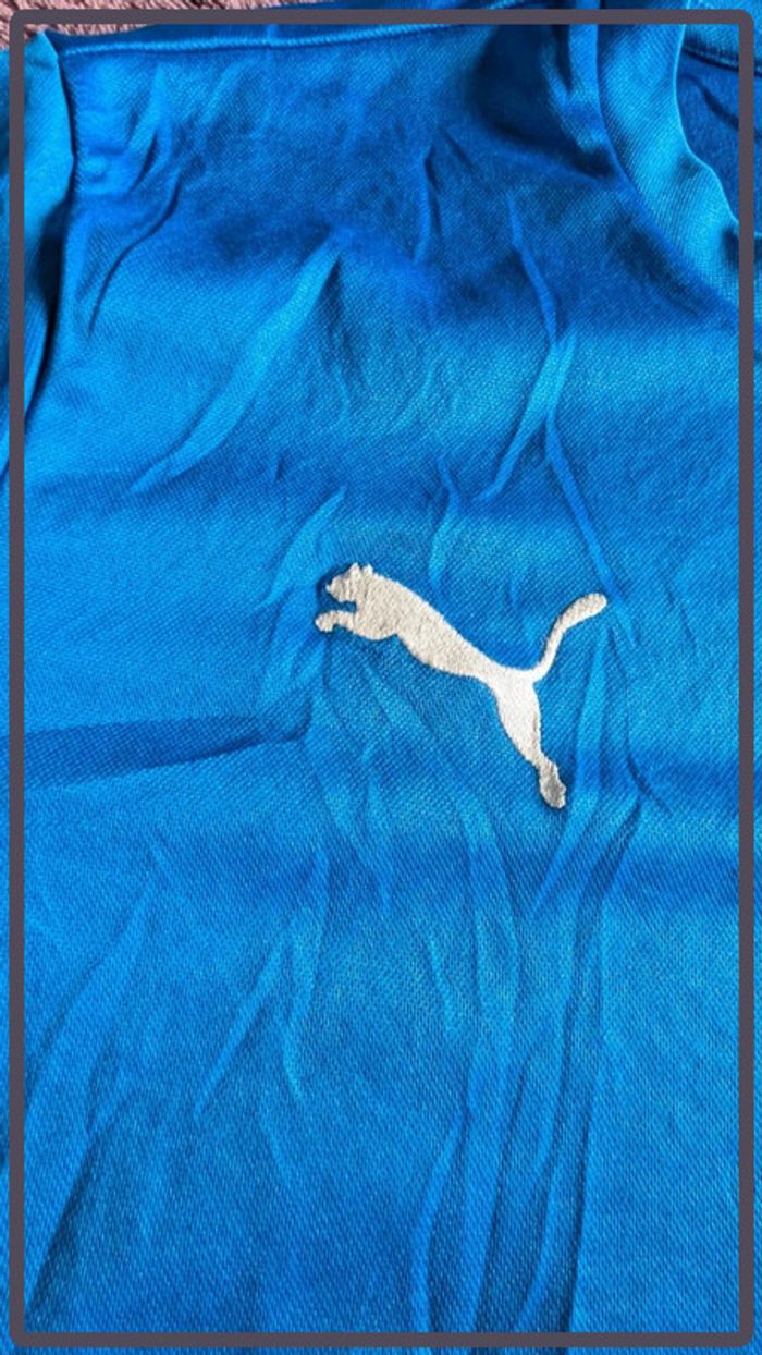 T-shirt Puma taille M homme bleu - photo numéro 4