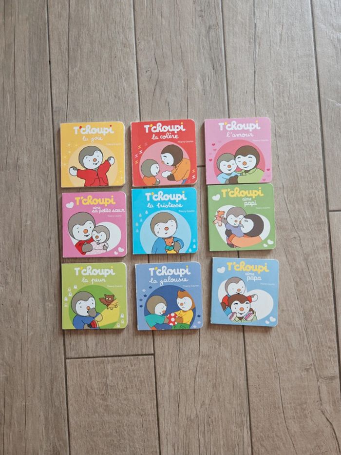 Lot de 9 livres T'choupi