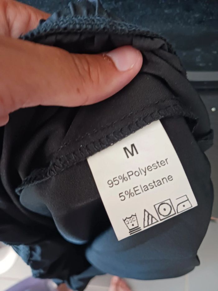 Pantalon noir d'été Taille M38 - photo numéro 4