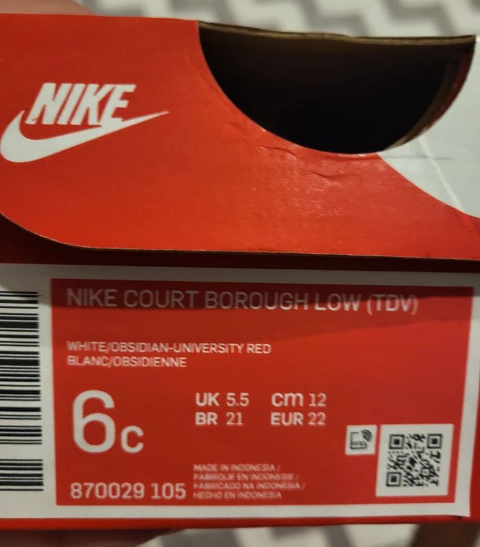 Nike Court Borough Low / Basket bébé - photo numéro 8