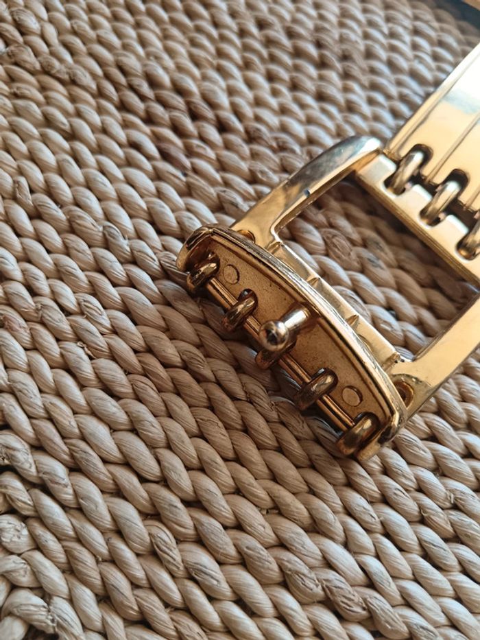 Vintage | Ceinture métal doré articulé | t. 80 - photo numéro 5