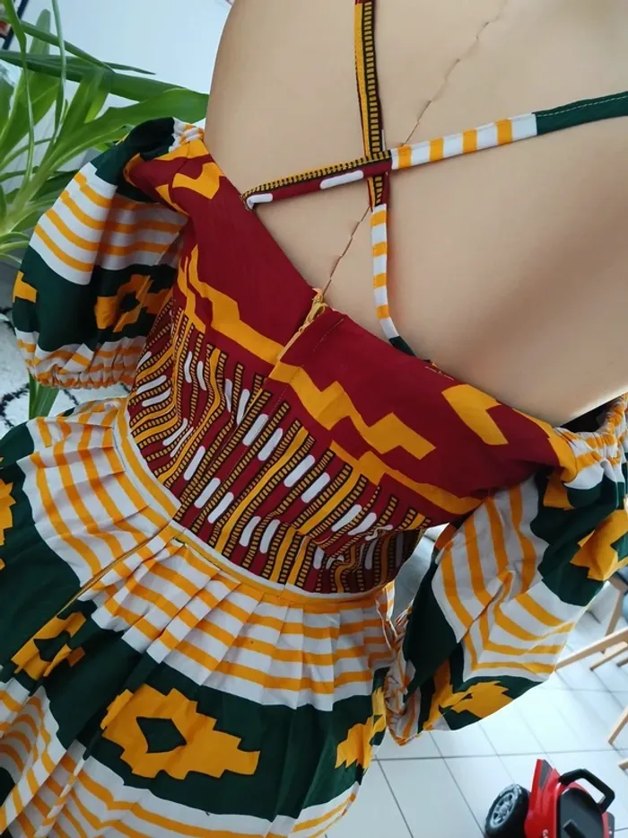 Longue robe d'été à motifs Taille M🌿💝 - photo numéro 6