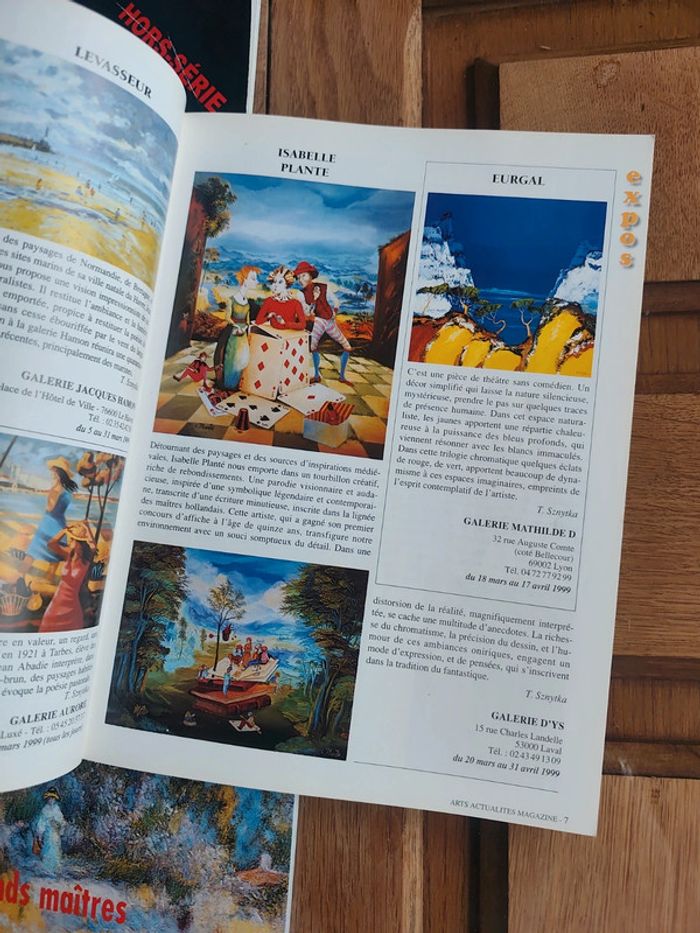 Lot 5 magazines ARTS Actualités Magazine Art, Culture & Peinture - photo numéro 5