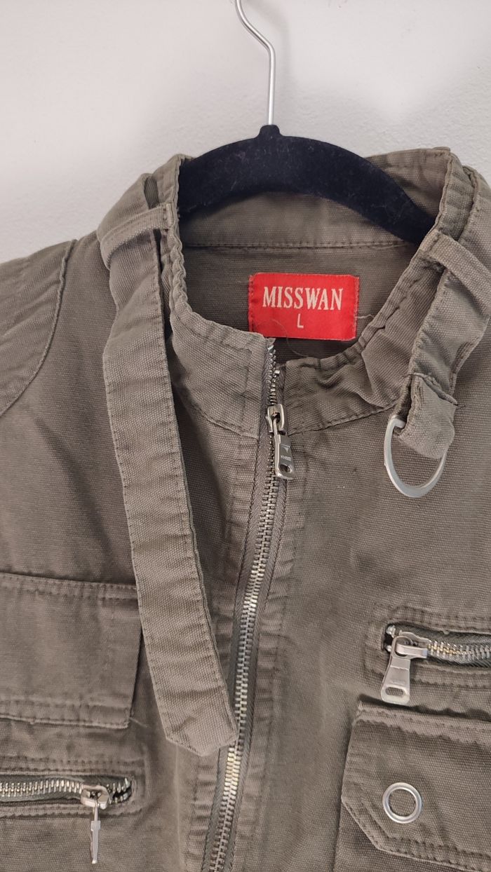 Veste kaki style militaire taille XS - photo numéro 5