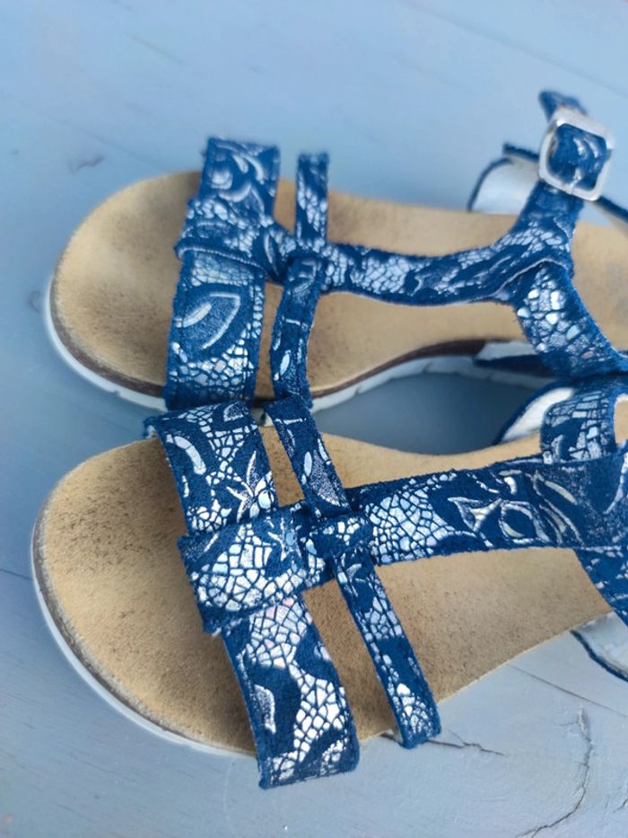 Sandales bleu marine - photo numéro 3