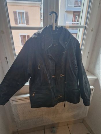 Manteau vintage cuir
