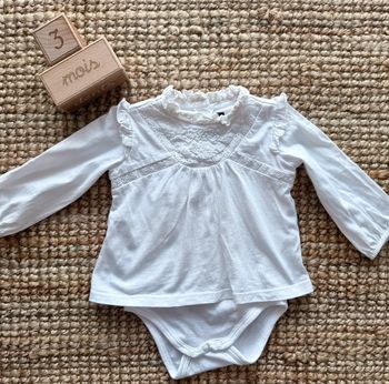 Blouse body intégré Sergent Major 3mois / 60cm