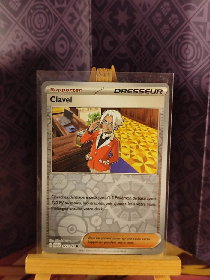 Clavel reverse dresseur 177/193 évolutions à Paldea