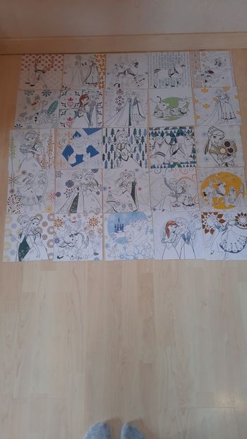 Lot de feuille à colorier